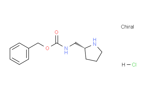 CAS No. 1217652-74-8, (R)-Benzyl (pyrrolidin-2-ylmethyl)carbamate hydrochloride