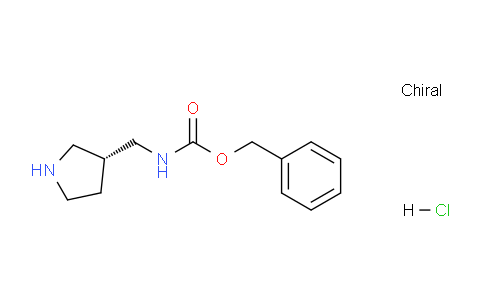 CAS No. 872715-15-6, (R)-Benzyl (pyrrolidin-3-ylmethyl)carbamate hydrochloride