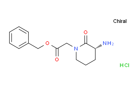CAS No. 1464137-27-6, (R)-Benzyl 2-(3-amino-2-oxopiperidin-1-yl)acetate hydrochloride