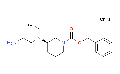 CAS No. 1354000-77-3, (R)-Benzyl 3-((2-aminoethyl)(ethyl)amino)piperidine-1-carboxylate