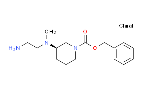CAS No. 1353999-81-1, (R)-Benzyl 3-((2-aminoethyl)(methyl)amino)piperidine-1-carboxylate