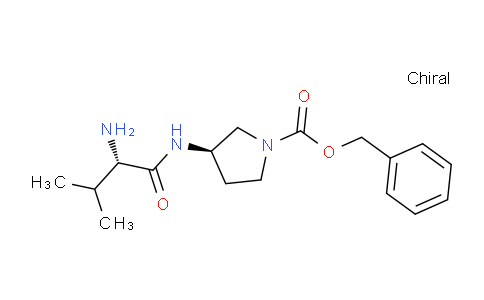 CAS No. 1401665-99-3, (R)-Benzyl 3-((S)-2-amino-3-methylbutanamido)pyrrolidine-1-carboxylate