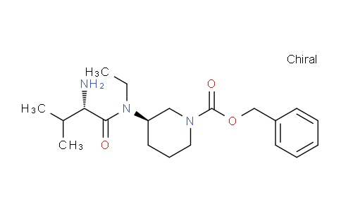 CAS No. 1401668-54-9, (R)-Benzyl 3-((S)-2-amino-N-ethyl-3-methylbutanamido)piperidine-1-carboxylate