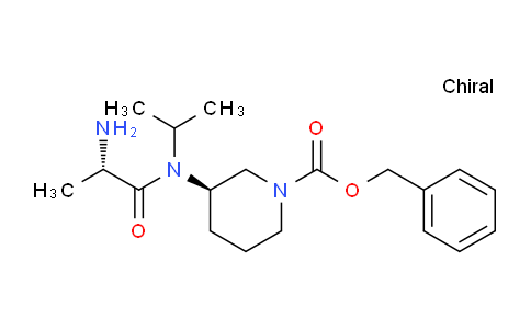 CAS No. 1401667-08-0, (R)-Benzyl 3-((S)-2-amino-N-isopropylpropanamido)piperidine-1-carboxylate