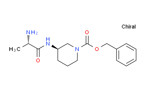CAS No. 1401668-62-9, (R)-Benzyl 3-((S)-2-aminopropanamido)piperidine-1-carboxylate