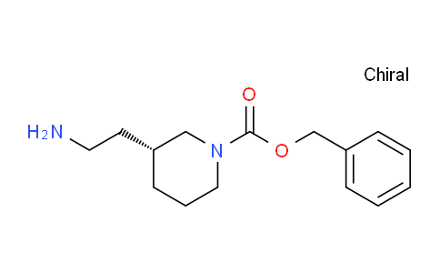 CAS No. 1932584-15-0, (R)-Benzyl 3-(2-aminoethyl)piperidine-1-carboxylate