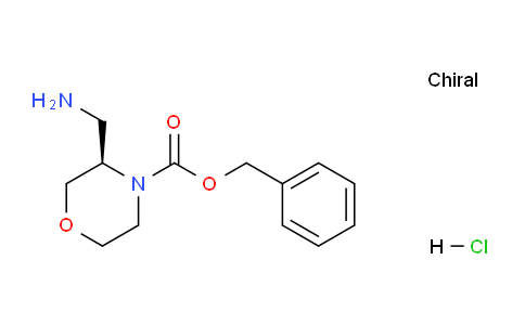 DY622683 | (R)-Benzyl 3-(aminomethyl)morpholine-4-carboxylate hydrochloride