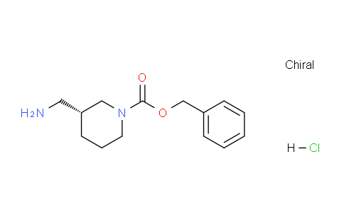 CAS No. 1217782-86-9, (R)-Benzyl 3-(aminomethyl)piperidine-1-carboxylate hydrochloride