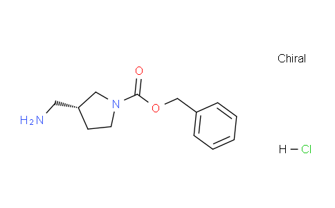 CAS No. 1217726-65-2, (R)-Benzyl 3-(aminomethyl)pyrrolidine-1-carboxylate hydrochloride