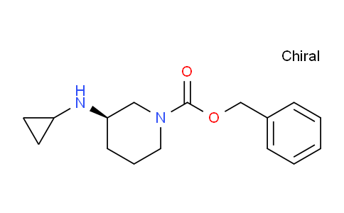 CAS No. 1353996-17-4, (R)-Benzyl 3-(cyclopropylamino)piperidine-1-carboxylate