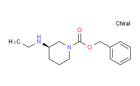 CAS No. 1354003-74-9, (R)-Benzyl 3-(ethylamino)piperidine-1-carboxylate