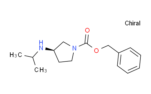 CAS No. 1354010-99-3, (R)-Benzyl 3-(isopropylamino)pyrrolidine-1-carboxylate
