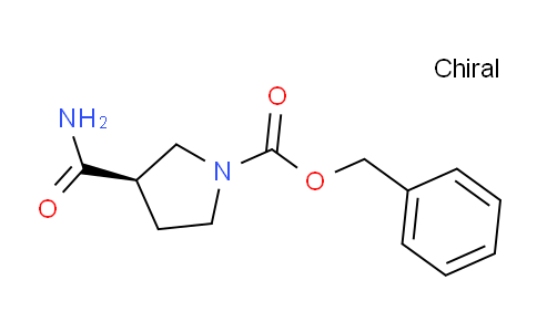 CAS No. 1217835-98-7, (R)-Benzyl 3-carbamoylpyrrolidine-1-carboxylate