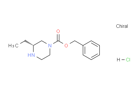 CAS No. 1217699-53-0, (R)-Benzyl 3-ethylpiperazine-1-carboxylate hydrochloride