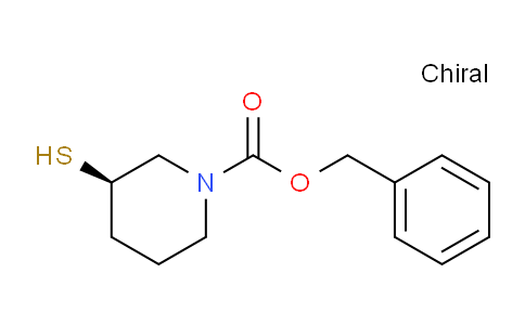 CAS No. 1353998-04-5, (R)-Benzyl 3-mercaptopiperidine-1-carboxylate