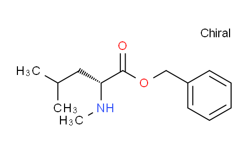 CAS No. 89536-86-7, (R)-Benzyl 4-methyl-2-(methylamino)pentanoate