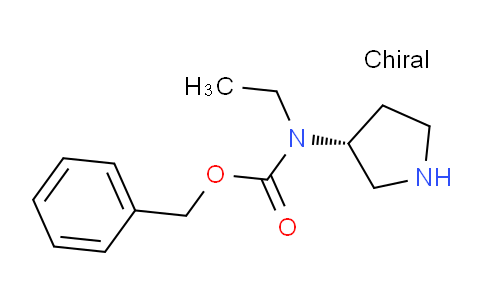 CAS No. 1354001-87-8, (R)-Benzyl ethyl(pyrrolidin-3-yl)carbamate