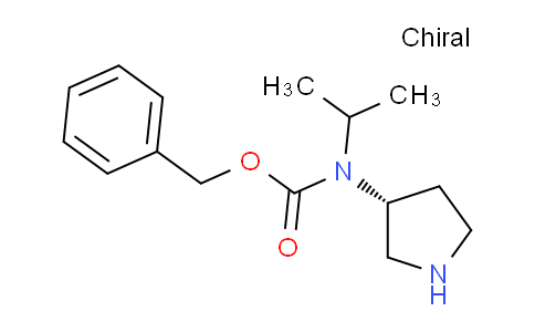CAS No. 1354011-23-6, (R)-Benzyl isopropyl(pyrrolidin-3-yl)carbamate