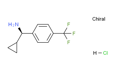 CAS No. 1263094-36-5, (R)-Cyclopropyl(4-(trifluoromethyl)phenyl)methanamine hydrochloride
