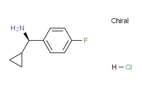 CAS No. 1269437-73-1, (R)-Cyclopropyl(4-fluorophenyl)methanamine hydrochloride