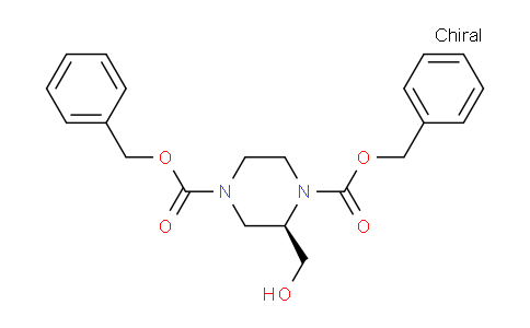 CAS No. 1640998-53-3, (R)-Dibenzyl 2-(hydroxymethyl)piperazine-1,4-dicarboxylate