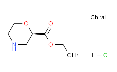 CAS No. 1820569-61-6, (R)-Ethyl morpholine-2-carboxylate hydrochloride
