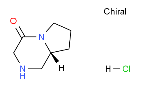 CAS No. 1303974-99-3, (R)-Hexahydropyrrolo[1,2-a]pyrazin-4(1H)-one hydrochloride