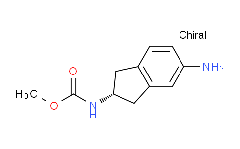 CAS No. 256397-63-4, (R)-Methyl (5-amino-2,3-dihydro-1H-inden-2-yl)carbamate