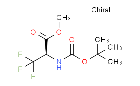 CAS No. 1262414-99-2, (R)-Methyl 2-((tert-butoxycarbonyl)amino)-3,3,3-trifluoropropanoate