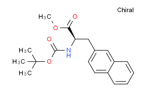 CAS No. 123795-41-5, (R)-Methyl 2-((tert-butoxycarbonyl)amino)-3-(naphthalen-2-yl)propanoate