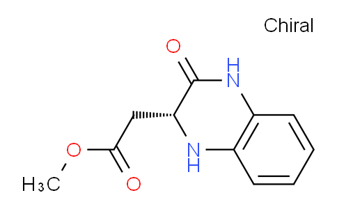 CAS No. 565460-55-1, (R)-Methyl 2-(3-oxo-1,2,3,4-tetrahydroquinoxalin-2-yl)acetate