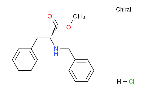 CAS No. 84028-90-0, (R)-Methyl 2-(benzylamino)-3-phenylpropanoate hydrochloride
