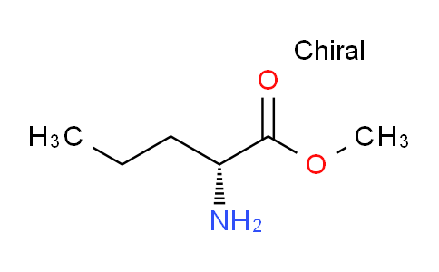 CAS No. 21685-17-6, (R)-Methyl 2-aminopentanoate