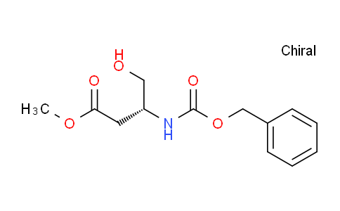 CAS No. 318249-44-4, (R)-Methyl 3-(((benzyloxy)carbonyl)amino)-4-hydroxybutanoate