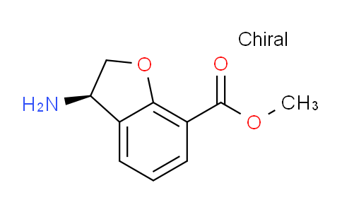 CAS No. 1272729-94-8, (R)-Methyl 3-amino-2,3-dihydrobenzofuran-7-carboxylate