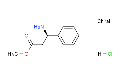 CAS No. 22838-46-6, (R)-Methyl 3-amino-3-phenylpropanoate hydrochloride