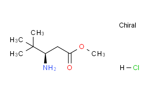CAS No. 1422051-73-7, (R)-Methyl 3-amino-4,4-dimethylpentanoate hydrochloride