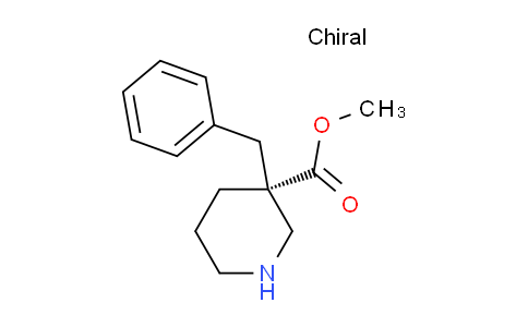 CAS No. 1956435-27-0, (R)-Methyl 3-benzylpiperidine-3-carboxylate