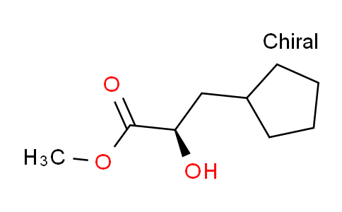 CAS No. 1174013-24-1, (R)-Methyl 3-cyclopentyl-2-hydroxypropanoate