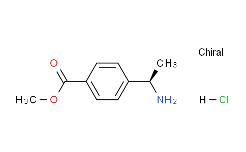 CAS No. 1097196-96-7, (R)-Methyl 4-(1-aminoethyl)benzoate hydrochloride