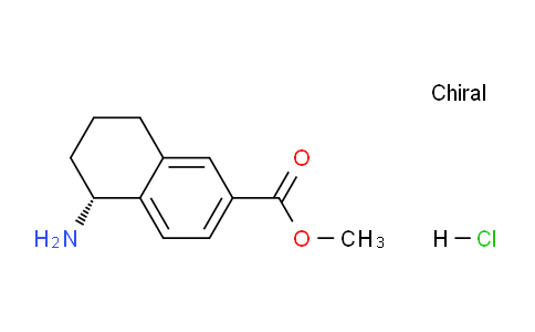 CAS No. 1958125-83-1, (R)-Methyl 5-amino-5,6,7,8-tetrahydronaphthalene-2-carboxylate hydrochloride