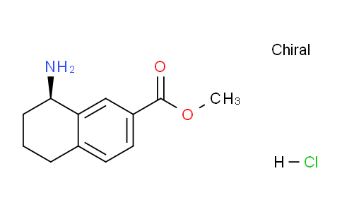 CAS No. 1246509-71-6, (R)-Methyl 8-amino-5,6,7,8-tetrahydronaphthalene-2-carboxylate hydrochloride