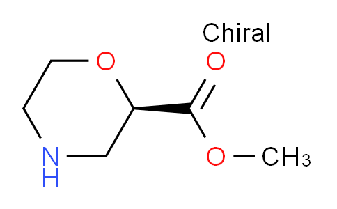 CAS No. 1314999-04-6, (R)-Methyl morpholine-2-carboxylate