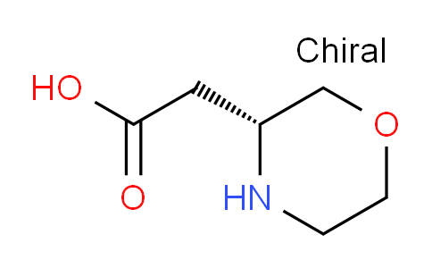 CAS No. 1257848-43-3, (R)-Morpholin-3-yl-acetic acid