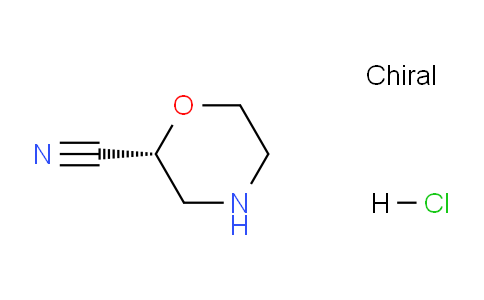 CAS No. 1262409-78-8, (R)-Morpholine-2-carbonitrile hydrochloride