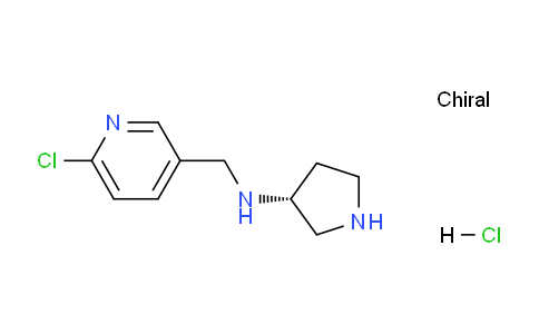 CAS No. 1289585-24-5, (R)-N-((6-Chloropyridin-3-yl)methyl)pyrrolidin-3-amine hydrochloride