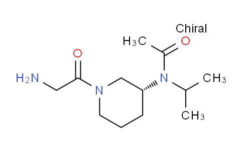 CAS No. 1354008-30-2, (R)-N-(1-(2-Aminoacetyl)piperidin-3-yl)-N-isopropylacetamide