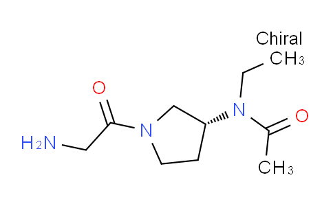 CAS No. 1354018-03-3, (R)-N-(1-(2-Aminoacetyl)pyrrolidin-3-yl)-N-ethylacetamide