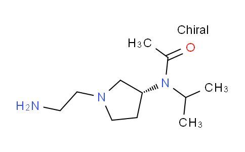 CAS No. 1354001-39-0, (R)-N-(1-(2-Aminoethyl)pyrrolidin-3-yl)-N-isopropylacetamide