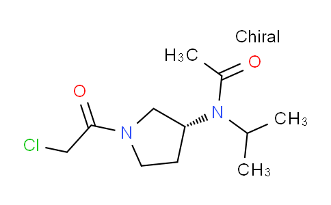 CAS No. 1354016-35-5, (R)-N-(1-(2-Chloroacetyl)pyrrolidin-3-yl)-N-isopropylacetamide